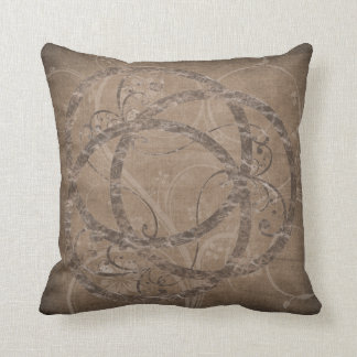 Brown Circle Pillows - Decorative & Throw Pillows Zazzle