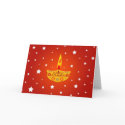 Decorated Diya (Lamp) - Card