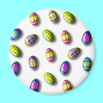 Decorated Easter Eggs magnets by Artists4God Decorated Easter Eggs magnets