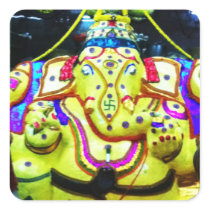 Decorated Ganesha stickers