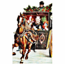 decorated horse cart running photo sculptures