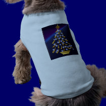 DecoratedGoldChristmasTree Poster pet clothing by Lotacats DecoratedGoldChristmasTree Poster pet clothing