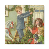 Decorating for Christmas magnets