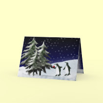 Decorating the tree cards