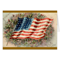 Decoration Day American Flag 1910 Cards