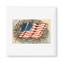 Decoration Day American Flag 1910 Fridge Magnets