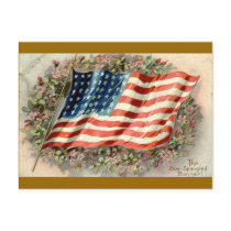 Decoration Day American Flag 1910 Postcards