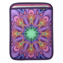 Decorative artistic kaleidoscope iPad sleeve