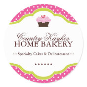 Decorative Bakery Stickers