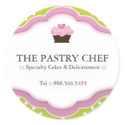 Decorative Bakery Stickers sticker