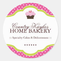 Decorative Bakery Stickers