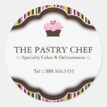 Decorative Bakery Stickers