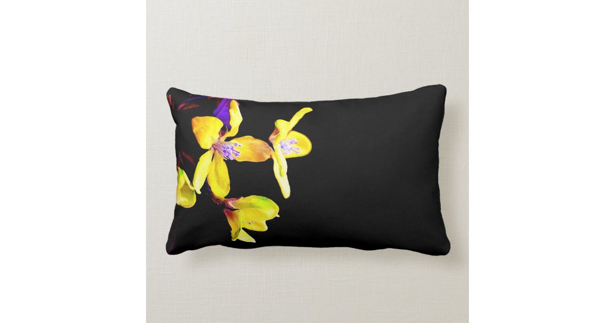 Decorative Black Throw Pillow Zazzle