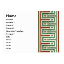 Decorative Border Design ( Owen Jones ) Business Cards