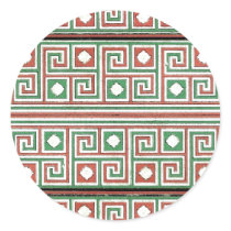 Decorative Border Design ( Owen Jones ) Round Stickers
