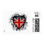 Decorative British Heart postage