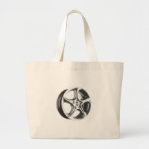 Decorative Car Rim Canvas Bag