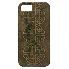 Decorative Celtic Knots With Ivy iPhone 5 Cover