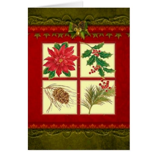 decorative christmas card zazzle decorative christmas card zazzle