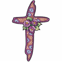 Decorative Cross - 013 photo sculptures by ArtbyJean Decorative Cross - 013 photo sculptures