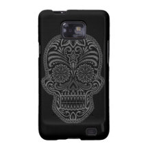 Decorative Dark Sugar Skull Samsung Galaxy Cover