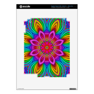 Decorative fantasy flower iPad 3 skin