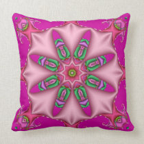 Decorative fantasy flower pillow