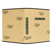 Decorative Floral Design Recipe Binder by krichard08 Decorative Floral Design Recipe Binder