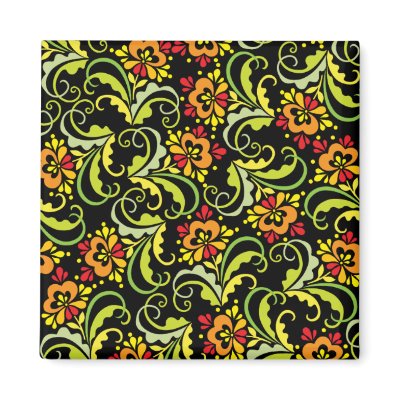 decorative flowers magnet by VioDeSign