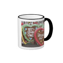 Decorative gingerbread cookies coffee mugs