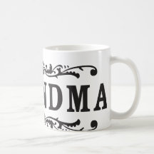Decorative Grandma Mugs