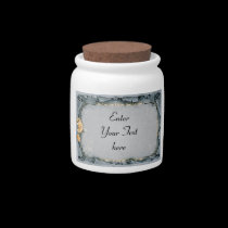 Decorative Gray candy jars