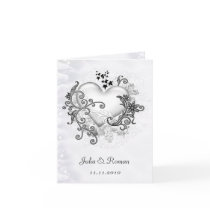 Decorative Heart (customizable) Wedding Greeting Card