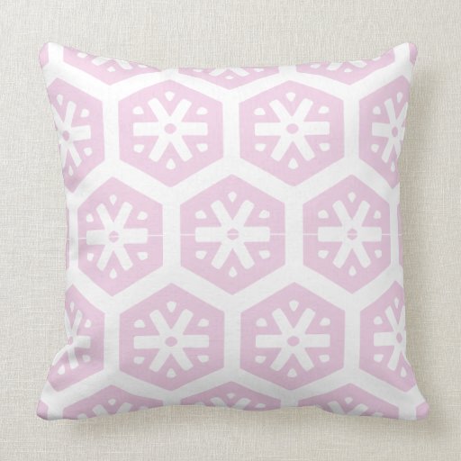 Decorative hexagon circle packing pattern pillow Zazzle