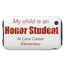Decorative Honor Student Cellphone Case iPhone 3 Tough Cover
