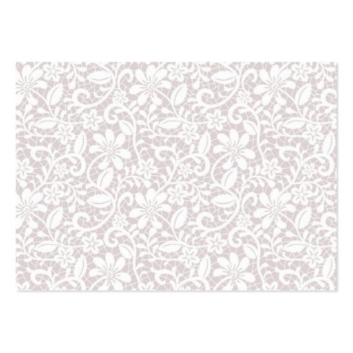 Decorative Lace Wedding Table Place Card Business Card (back side)