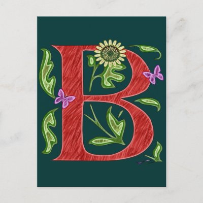 decorative letter b