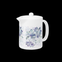 Decorative Lilies teapots