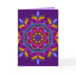 Decorative mandala birthday card