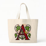 Decorative Monogram Letter A Bags