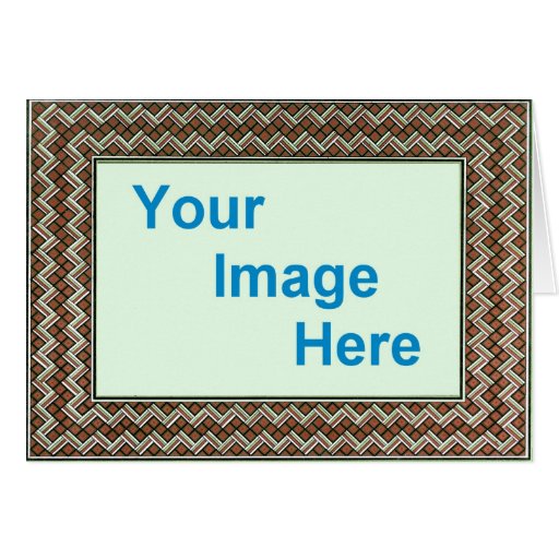 Decorative Note Card Border Template Zazzle