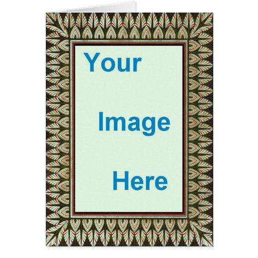 Decorative Note Card Border Template Zazzle
