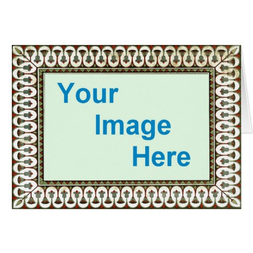 Decorative Note Card Border Template Zazzle
