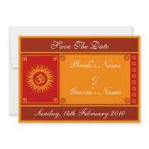 Decorative Om Custom Invitations
