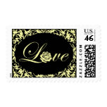 Decorative Pale Rose Love Stamp