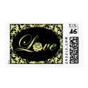 Decorative Pale Rose Love Stamp