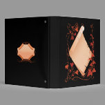 Decorative papyrus background binders