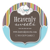 Decorative Pastry Chef Stickers