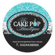 Decorative Pastry Chef Stickers zazzle_sticker
