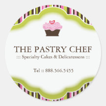 Decorative Pastry Chef Stickers